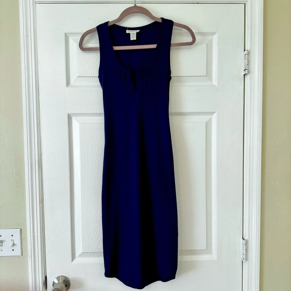Navy Blue Sleeveless Dress💙 - Picture 4 of 8